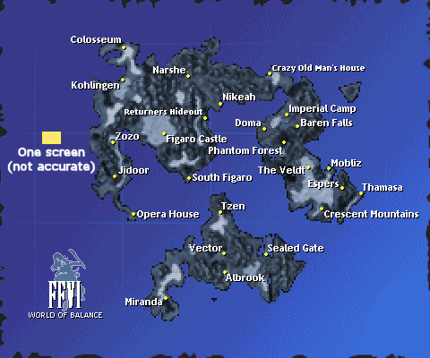 Map FF6 - World of Balance